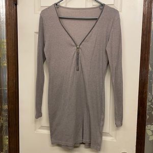 Long zipper long top